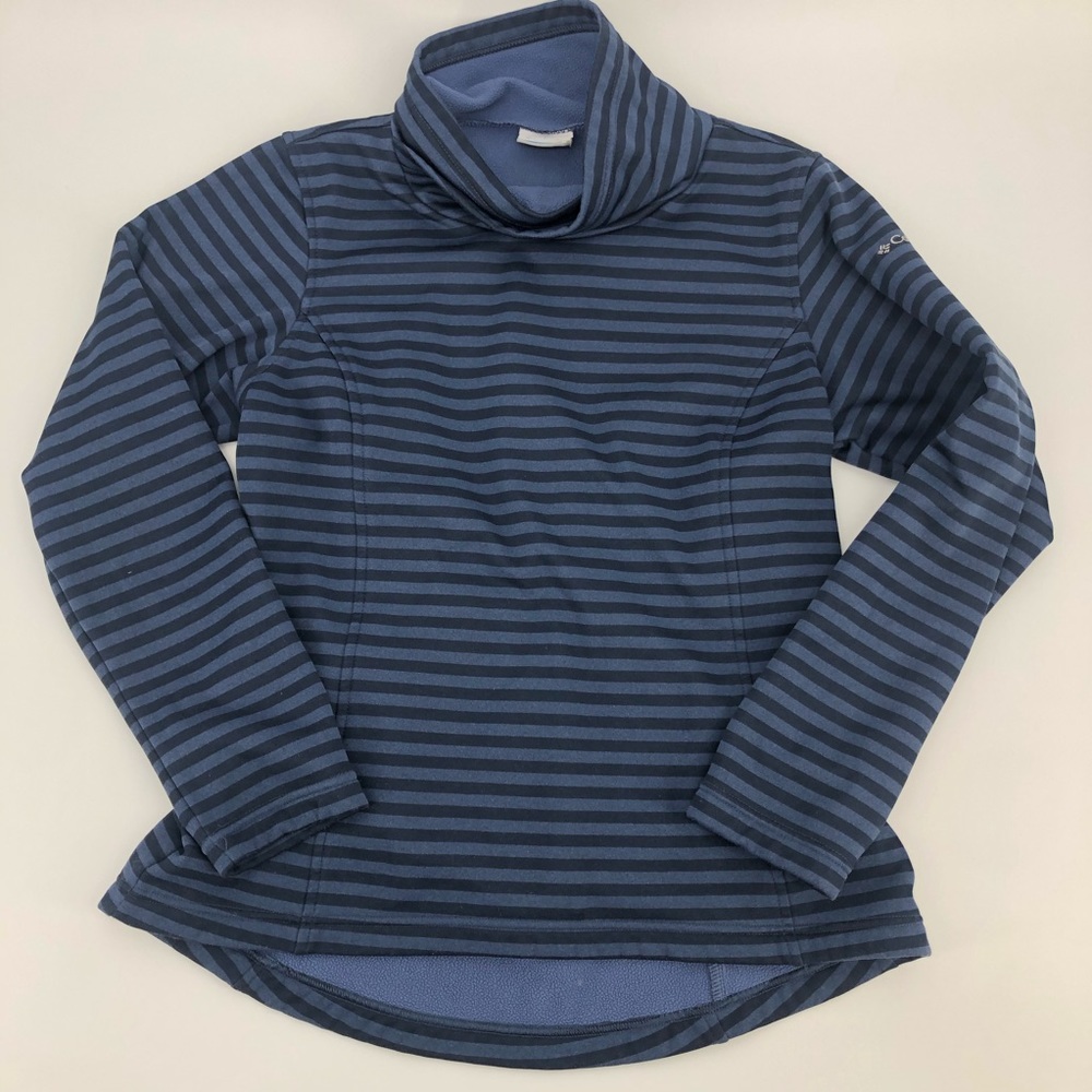 🎈 Columbia Blue Striped Lightweight Fleece